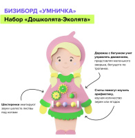Бизиборды + Набор бизибордов “Дошколята-Эколята” Артикул: НББ-008