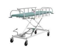 Тележки для перевозки пациентов + Тележка-каталка с гидроприводом для перевозки пациентов СППт VLANA (белый корпус)