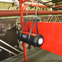 Мешки боксёрские + Горизонтальный мешок Кожа 90х38, 32кг SBL4