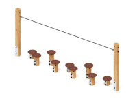 Детские уличные комплексы + Бум (лиственница) СО 1.55.05-Л.И1