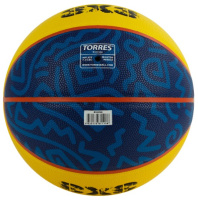 Баскетбольные мячи + Мяч баскетбольный (стритбол) TORRES Outdoor 3х3 B322346, размер 6