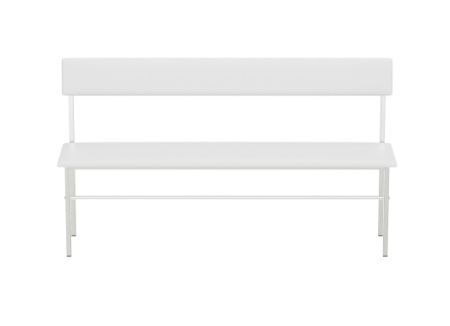 Банкетки, диваны медицинские + Банкетка медицинская со спинкой БМС (корпус белый)