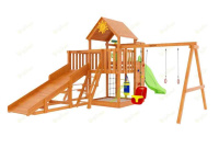 Детские уличные комплексы + Детская площадка IgraGrad Крафт Pro 3 с зимней горкой