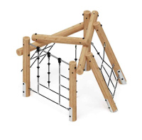 Детские уличные комплексы + Спортивная серия (лиственница) СК 1.08.02-Л.И1