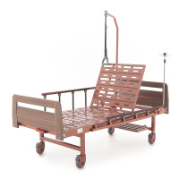  Кровати для домашнего использования + Кровать механическая Med-Mos Е-17В (ЛДСП коричневый) Код