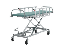 Тележки для перевозки пациентов + Тележка-каталка с гидроприводом для перевозки пациентов СППт VLANA (серый корпус)