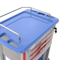 Тележки медицинские + Столик реанимационный, анестезиологический CT750-03 (ТМ-004АН-00)