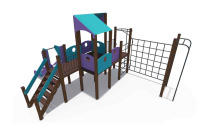 Детские уличные комплексы + Детский игровой комплекс Викинг Н-1200 ДИО 13080.3