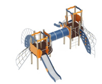 Детские уличные комплексы + Детский игровой комплекс Игротека, Горки 1200 ДИК 37-002