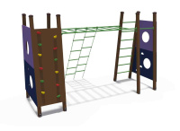 Детские уличные комплексы + Спортивный комплекс Альпинист 2 ДСК 04361