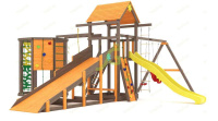 Детские уличные комплексы + Всесезонная площадка IgraGrad С Gride с WorkOut SF2