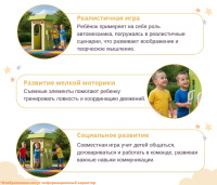 Игровые формы + Игровая станция с бизи-элементами «Бензопулька»