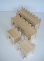 Игровое развивающее оборудование + Набор дополнительных стен для замков