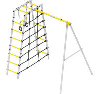 Детские спортивные комплексы для дачи + Дачный комплекс "Romana D1" (без качелей) 103.31.06 (серый/жёлтый)