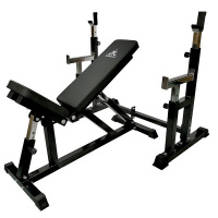 Скамьи + Скамья со стойками под штангу DFC DZ005ABB