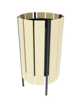 Урны + МФ 06-512 Урна деревянная круглая