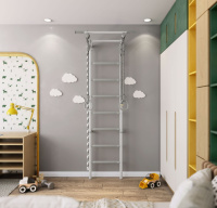 Шведские стенки + ДСК "DSK 3.1" (11.21.7.13.490.05.06-24.2) серый/серый