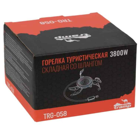 Газовое оборудование + Горелка туристическая со шлангом Tramp Firebird TRG-058 нержавеющая сталь