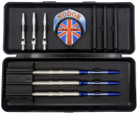 Дротики + Набор из дротиков Nodor Skin Gripper steeltip 31gr и аксессуаров (профессиональный уровень)