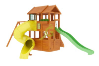Детские уличные комплексы + Детская площадка IgraGrad Клубный домик 2 с трубой