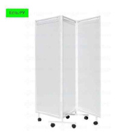 Ширмы медицинские + Ширма медицинская с пластиком на колесиках Ш02