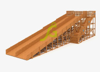 Детские горки + Зимняя горка IgraGrad Snow Fox, скат 18 м мод.3824