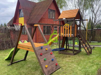 Детские уличные комплексы + Детская площадка IgraGrad Панда Фани Gride мод.1