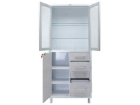 Шкафы для медикаментов и инструментов + Медицинский шкаф HILFE МД 2 ШМ-SSK