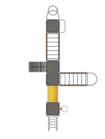 Детские уличные комплексы + Спортивная серия (Граффити) СК 2.01.03-01.1