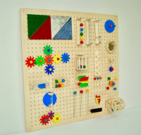 Тактильное оборудование и панели + Тактильная панель с навесными элементами - 24 элемента