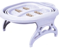 Массажеры для ног + Складная ванночка для ног «Блаженство», лавандовая