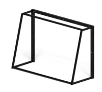 Ворота для мини-футбола + Ворота мини футбольные (черные) (с креплением сетки) - СО 2.60.04-01