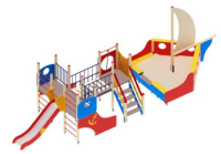 Детские уличные комплексы + Детский игровой комплекс «Парусник» H=1200 ДИК 30-1302