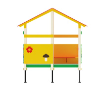 Игровые домики + Домик-беседка МФ 01-017