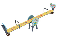 Детские качели + Качалка-балансир со спинкой (Детский мир) ИО 03-111