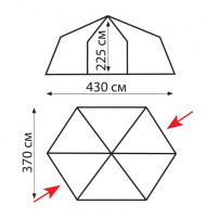 Шатры кемпинговые + Tramp шатер Mosquito Lux (V2) (зеленый)