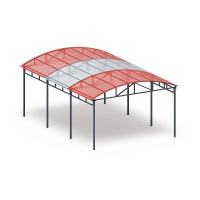 Теневые навесы, беседки + Теневой навес на 6 тренажеров - МФ 751.02 - Спорт