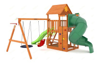 Детские уличные комплексы + Детская площадка IgraGrad Крафт Pro 3 с трубой мод.2