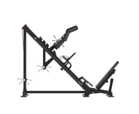 Тренажеры силовые нагружаемые дисками + Жим ногами/Гакк-машина, тренажер для икр STONERISE DLP04