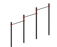 Уличные турники и брусья (Воркаут) + Воркаут 108 ВТ 12.03-01