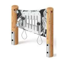 Детские уличные комплексы + Металлофон (лиственница) МФ 22.01.09-И1