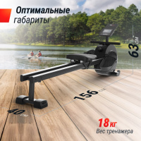 Гребные тренажеры + Гребной тренажер UNIX Fit Techno Rower 360