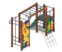 Детские уличные комплексы + Спортивная серия (Граффити) СК 2.01.21-01