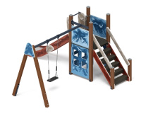 Детские уличные комплексы + Счастливое детство (Алтай) - ДИК 2.01.01-04 - Игровой комплекс H=1200