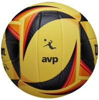 Волейбольные мячи + Мяч волейбольный WILSON OPTX AVP VB REPLICA, WTH01020X, размер 5, желто-черный