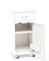 Тумбы медицинские + Металлическая прикроватная тумба с полкой для бутылок, с антибактериальной окраской ЛАМЕТ Нида-ТС.02