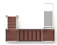 Детские уличные комплексы + Королевство (Картонное) - ДИК 1.15.07-12