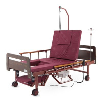 Кровати функциональные + Кровать электрическая Med-Mos с туалетным устройством и функцией «кардиокресло» YG-2 (МЕ-2128Д-01)