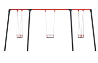 Детские качели + Качели многосекционные 2000 ИО 01-010