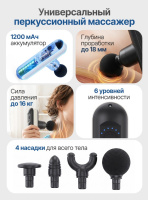 Массажеры для тела универсальные + Перкуссионный массажер для тела, шеи и спины DFC VM-SQ-K8